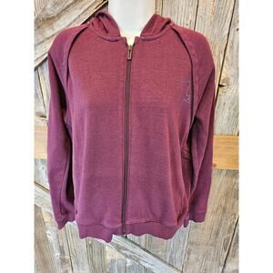 Under armour S loose fit pullover sweater women's active warm up hooded jacket